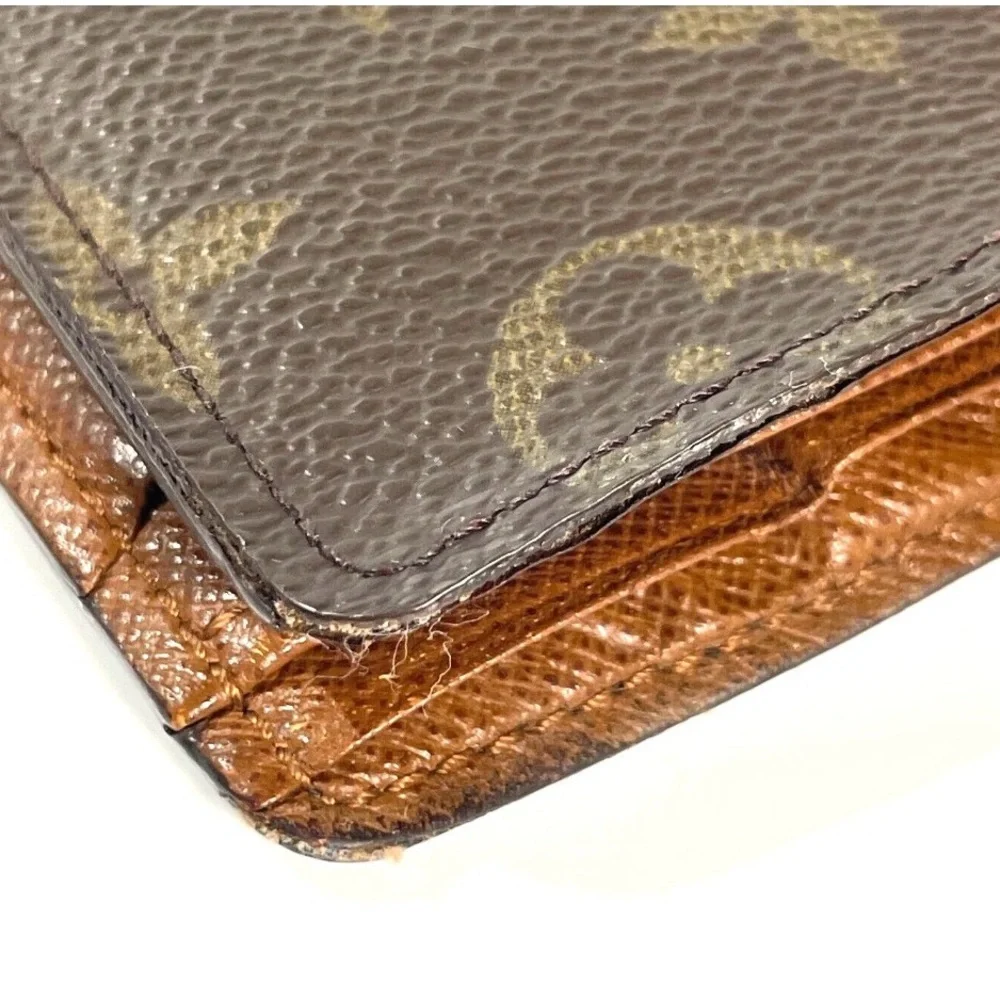 Louis Vuitton Authentic Monogram Men Brown Wallet- Preowned